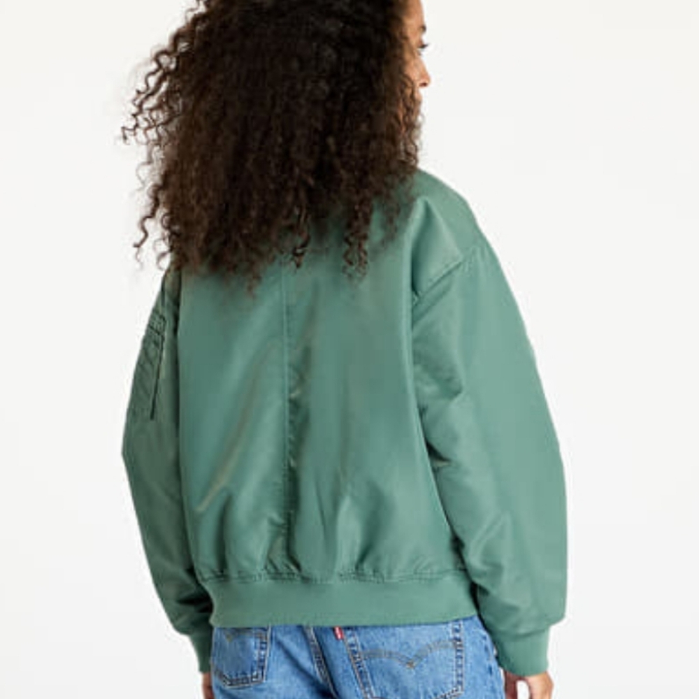 Vans Women's Green Bennett Bomber Jacket - Picture 4 of 8